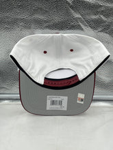 Load image into Gallery viewer, Alabama Crimson Tide NCAA &#39;47 Brand White TT Hitch Rope Adjustable Snapback Hat displayed from a front view showing the iconic logo and stylish design.
