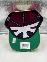 Load image into Gallery viewer, Model wearing the Florida State Seminoles FSU NCAA &#39;47 Brand Red TT Script Hitch Adjustable Hat outdoors, demonstrating its versatile design and sporty style.
