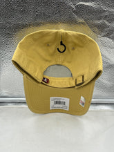 Load image into Gallery viewer, Florida State Seminoles FSU NCAA &#39;47 Brand Gold Clean Up Adjustable Hat featuring an adjustable strap for a comfortable fit.
