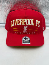 Load image into Gallery viewer, Liverpool FC EPL '47 Brand Red Roscoe Hitch Adjustable Snapback Hat
