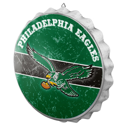 Philadelphia Eagles NFL Wall Bottle Cap Sign 12