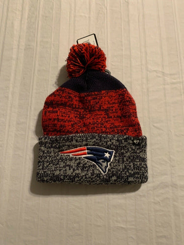 New England Patriots NFL '47 Brand Winter Beanie Knit Ski Cap Hat - Casey's Sports Store