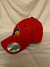 Load image into Gallery viewer, Louisville Cardinals NCAA Zephyr Stretch Fit One Size Red Hat Cap - Casey&#39;s Sports Store
