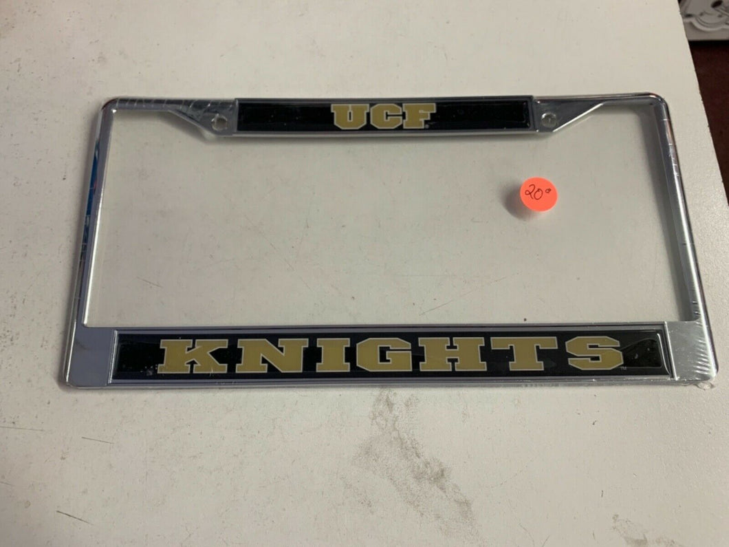 UCF Central Florida Knights NCAA Chrome License Plate Frame RICO - Casey's Sports Store