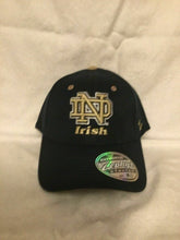 Load image into Gallery viewer, Notre Dame Fighting Irish NCAA Zephyr Stretch Fit Blue Hat Cap - Casey&#39;s Sports Store
