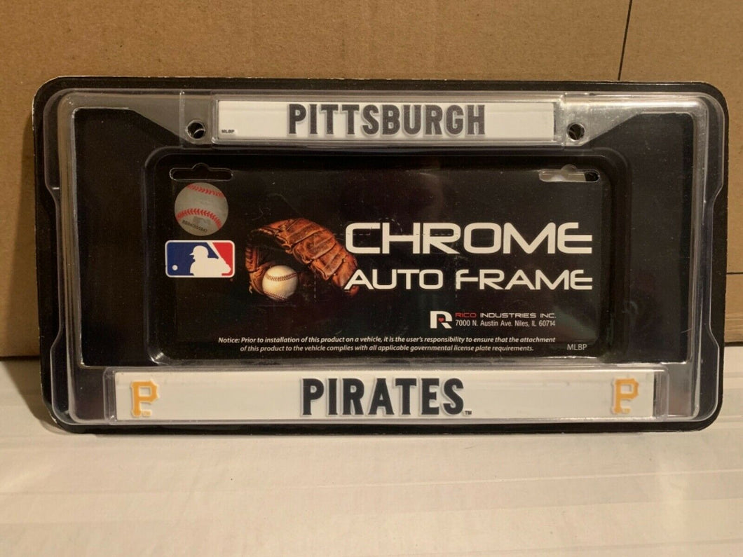 Pittsburgh Pirates MLB License Plate Frame RICO - Casey's Sports Store