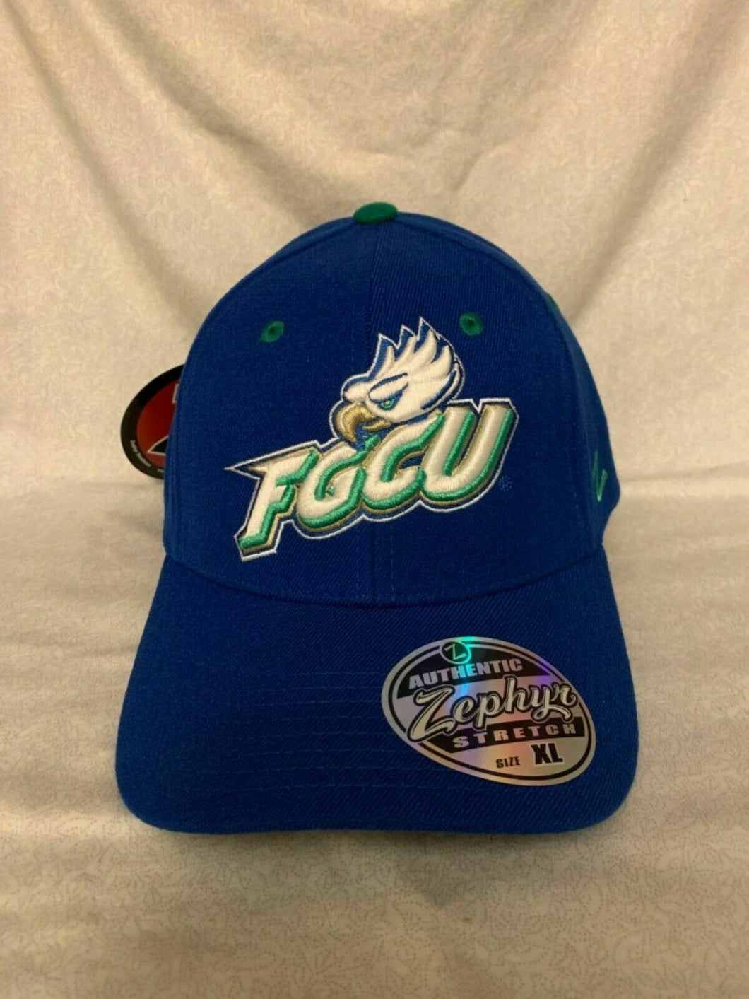 Florida Gulf Coast Eagles NCAA Zephyr Stretch Fit Blue Hat Cap - Casey's Sports Store