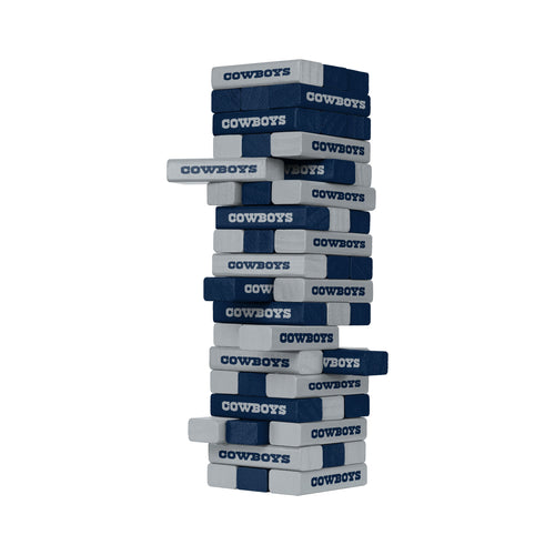 Dallas Cowboys NFL Jenga Stackable Blocks Game Forever Collectibles - Casey's Sports Store
