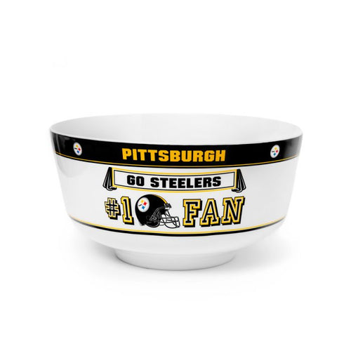 Pittsburgh Steelers NFL 2 Gallon Plastic Party Bowl All JV CO - Casey's Sports Store