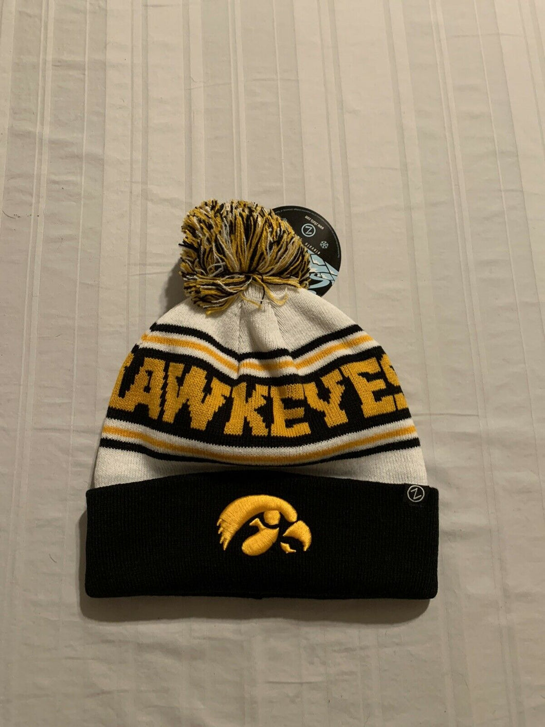 Iowa Hawkeyes NCAA Beanie Knit Ski Cap Hat Zephyr - Casey's Sports Store