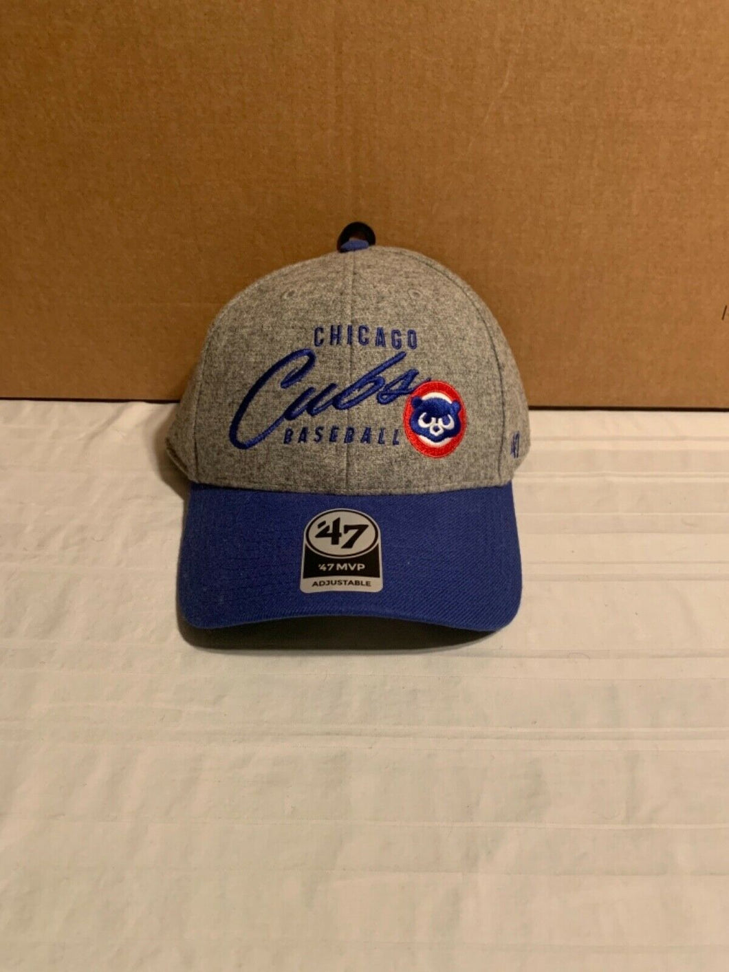 Chicago Cubs MLB '47 Brand Cooperstown Gray Fenmore MVP Adjustable Hat - Casey's Sports Store