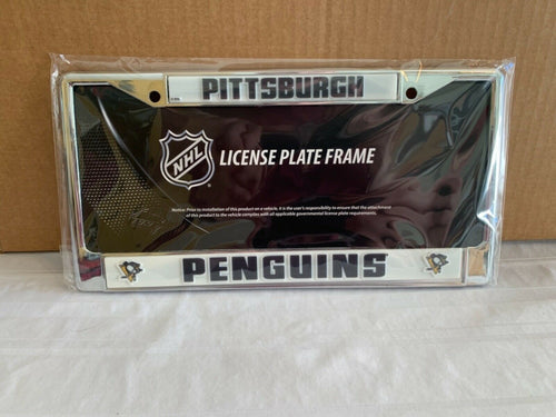 Pittsburgh Penguins NHL License Plate Frame RICO - Casey's Sports Store