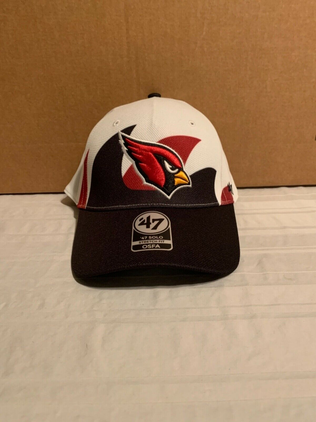 Arizona Cardinals '47 Brand NFL Solo Wave Stretch Fit One Size Hat Cap - Casey's Sports Store