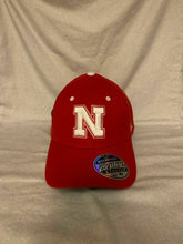 Load image into Gallery viewer, Nebraska Cornhuskers NCAA Zephyr Stretch Fit Red Hat Cap - Casey&#39;s Sports Store
