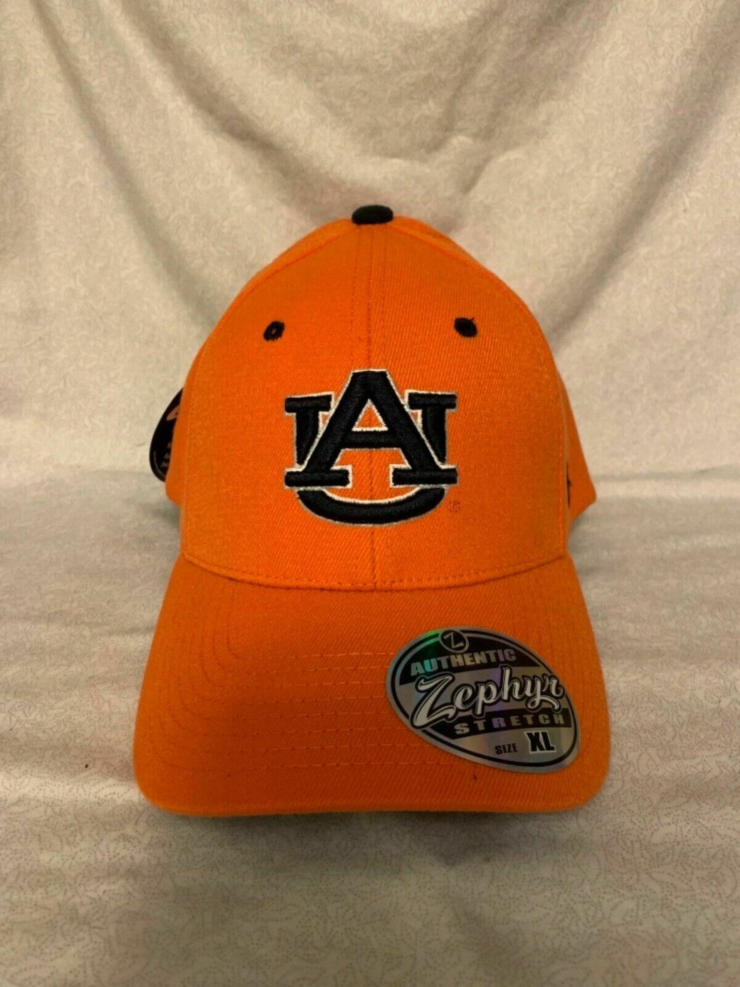 Auburn Tigers NCAA Zephyr Stretch Fit Orange Hat Cap - Casey's Sports Store