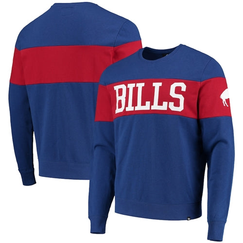 Buffalo Bills Legacy NFL '47 Brand Navy Men's Crew Pullover Sweatshirt Size 3XL - Casey's Sports Store