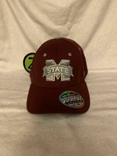 Load image into Gallery viewer, Mississippi State Bulldogs NCAA Zephyr Stretch Fit Red Hat Cap - Casey&#39;s Sports Store
