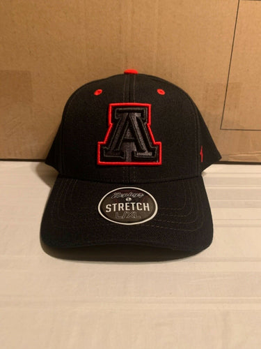 Arizona Wildcats NCAA Zephyr Black Stretch Fit Size XL Hat Cap - Casey's Sports Store