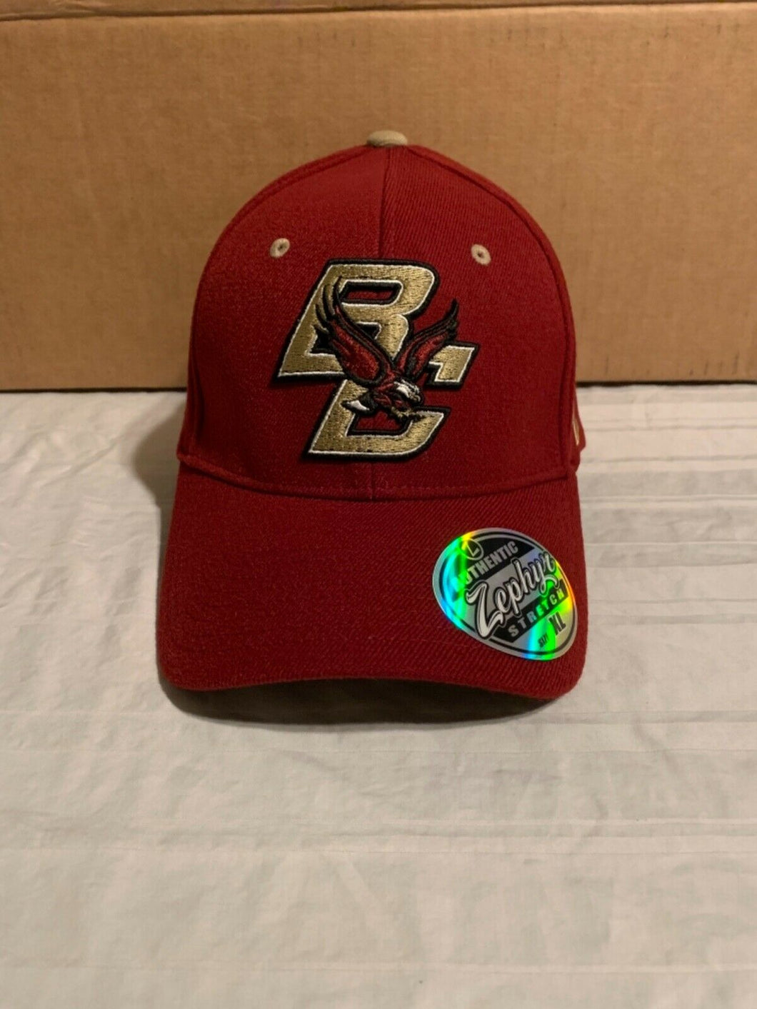 Boston College Eagles NCAA Zephyr Stretch Fit Red Hat Cap - Casey's Sports Store