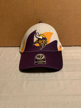 Load image into Gallery viewer, Minnesota Vikings &#39;47 Brand NFL Solo Wave Stretch Fit One Size Fit Hat Cap - Casey&#39;s Sports Store
