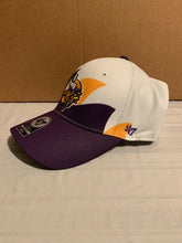 Load image into Gallery viewer, Minnesota Vikings &#39;47 Brand NFL Solo Wave Stretch Fit One Size Fit Hat Cap - Casey&#39;s Sports Store
