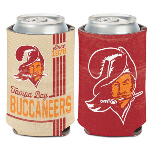 Tampa Bay Buccaneers Throwback 2-Sided Koozies Coozies Can Cooler Wincraft - Casey's Sports Store
