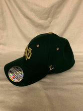 Load image into Gallery viewer, Notre Dame Fighting Irish NCAA Zephyr Stretch Fit Green Hat Cap - Casey&#39;s Sports Store
