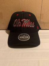 Load image into Gallery viewer, Ole Miss Rebels NCAA Zephyr Black Stretch Fit Size XL Hat Cap - Casey&#39;s Sports Store
