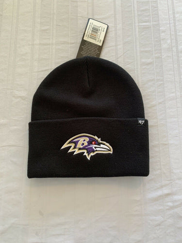 Baltimore Ravens '47 Carhartt Mens Black Cuff Knit Beanie Winter Hat - Casey's Sports Store