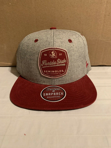 Florida State Seminoles FSU NCAA Zephyr Flat Bill Snap Back Hat Cap - Casey's Sports Store