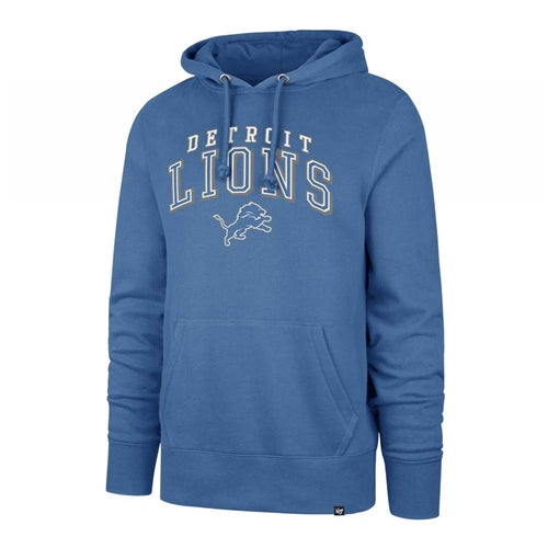 Detroit Lions NFL '47 Brand Blue Double Decker Headline Men's Hoodie - Casey's Sports Store