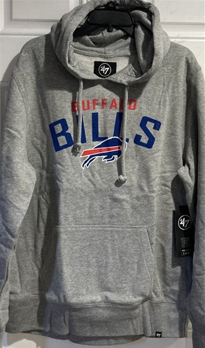 Buffalo Bills NFL '47 Brand Grey Men's Headline Hoodie - Casey's Sports Store