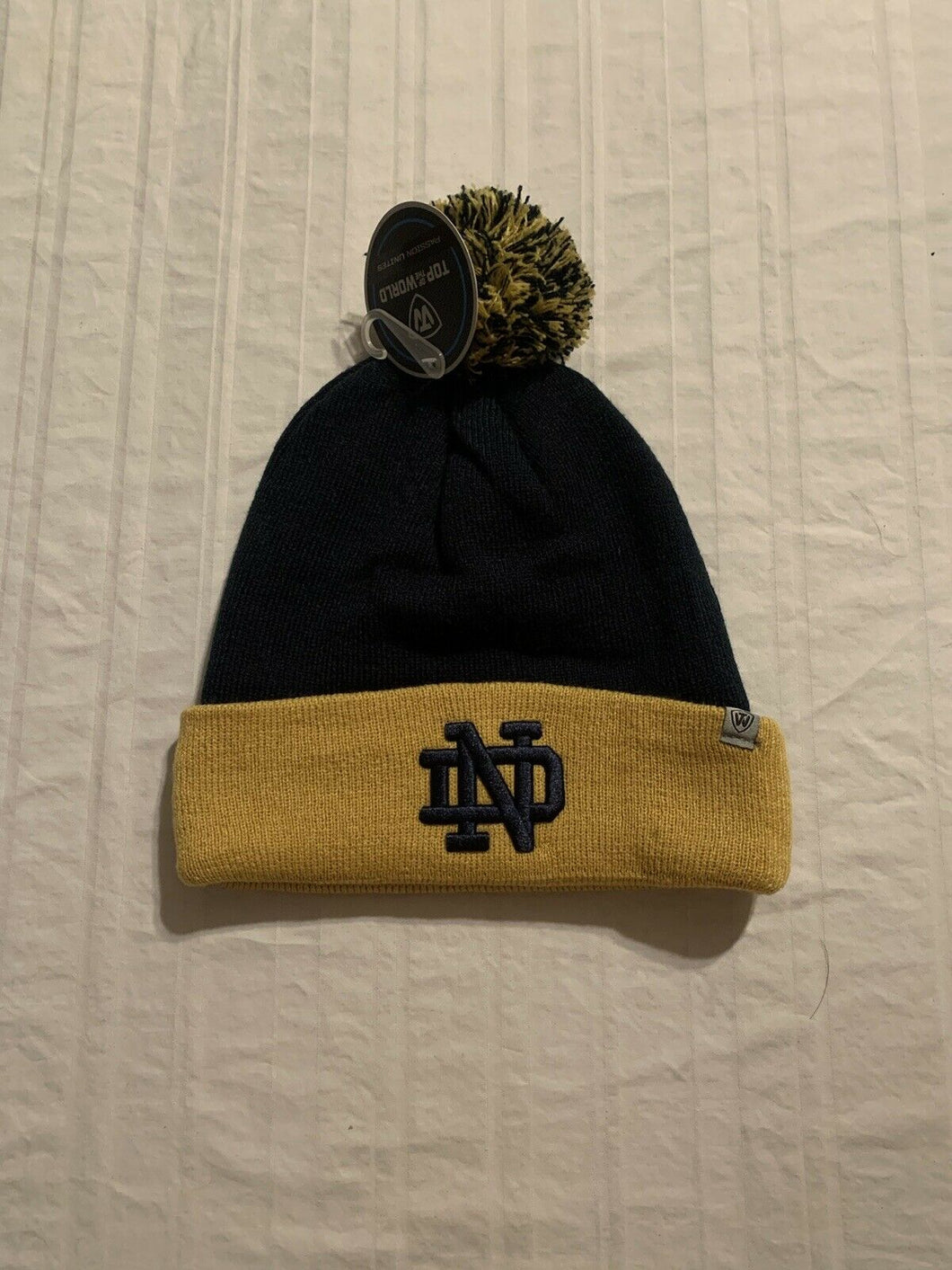 Notre Dame Fighting Irish NCAA Knit Winter Ski Cap Hat Beanie Top of the World - Casey's Sports Store