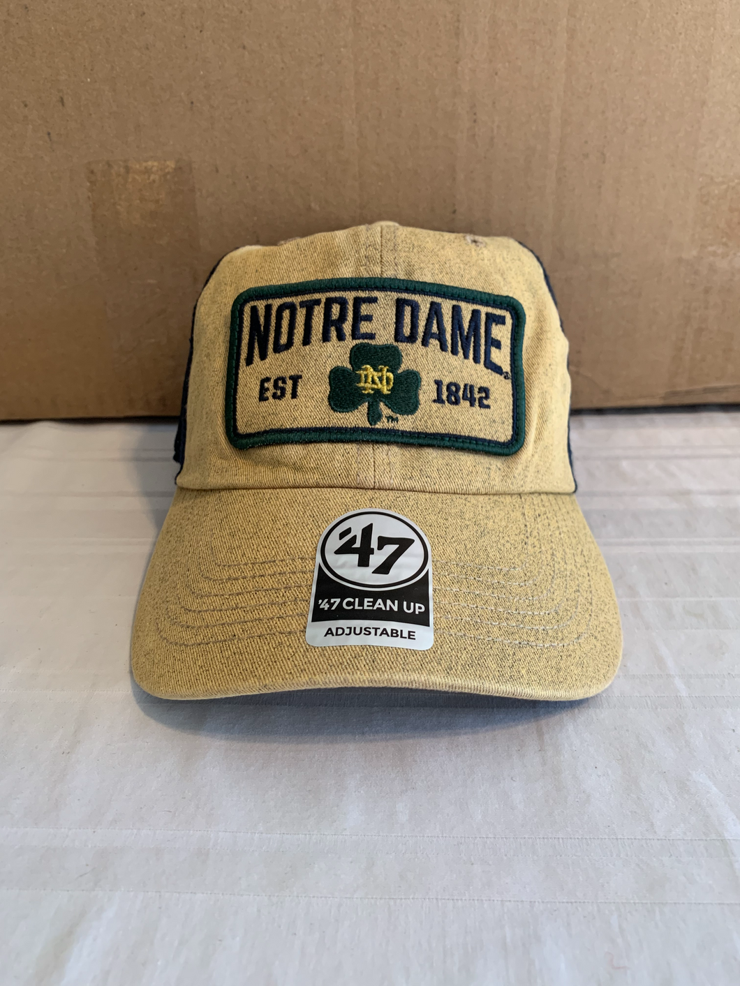 Notre Dame Fighting Irish NCAA '47 Brand Clean Up Mesh Adjustable Snapback Hat - Casey's Sports Store
