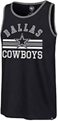 Dallas Cowboys NFL '47 Brand Blue Edge Super Rival Men's 2XL Tank Top - Casey's Sports Store