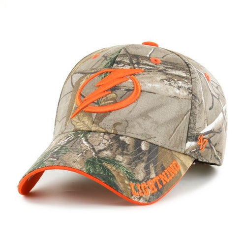 Tampa Bay Lightning NHL '47 Brand RealTree Camo Frost MVP Adjustable Hat - Casey's Sports Store