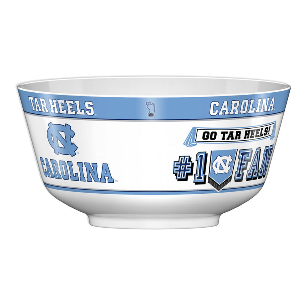 North Carolina Tar Heels NCAA 2 Gallon Plastic Party Bowl All JV CO - Casey's Sports Store