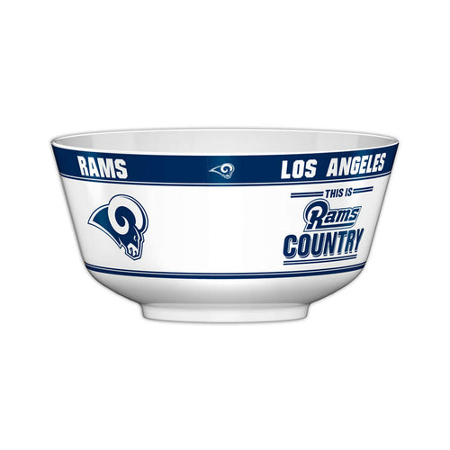 Los Angeles Rams NFL 2 Gallon Plastic Party Bowl All JV CO - Casey's Sports Store