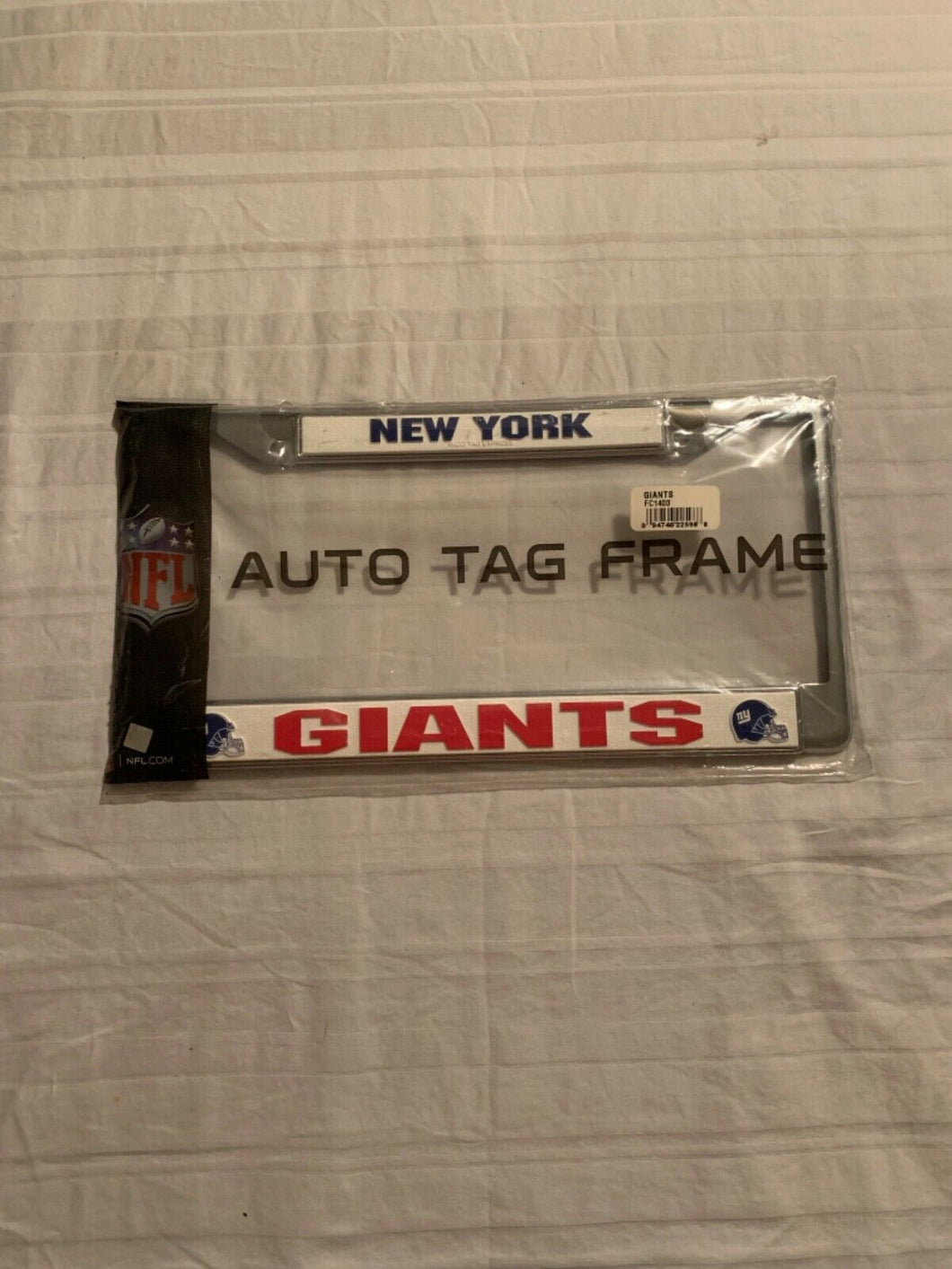 New York Giants NFL License Plate Frame RICO - Casey's Sports Store