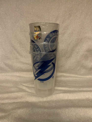 Tampa Bay Lightning NHL Set of 4 Plastic Tumblers Cups 16 oz. Whirley Drinkworks - Casey's Sports Store