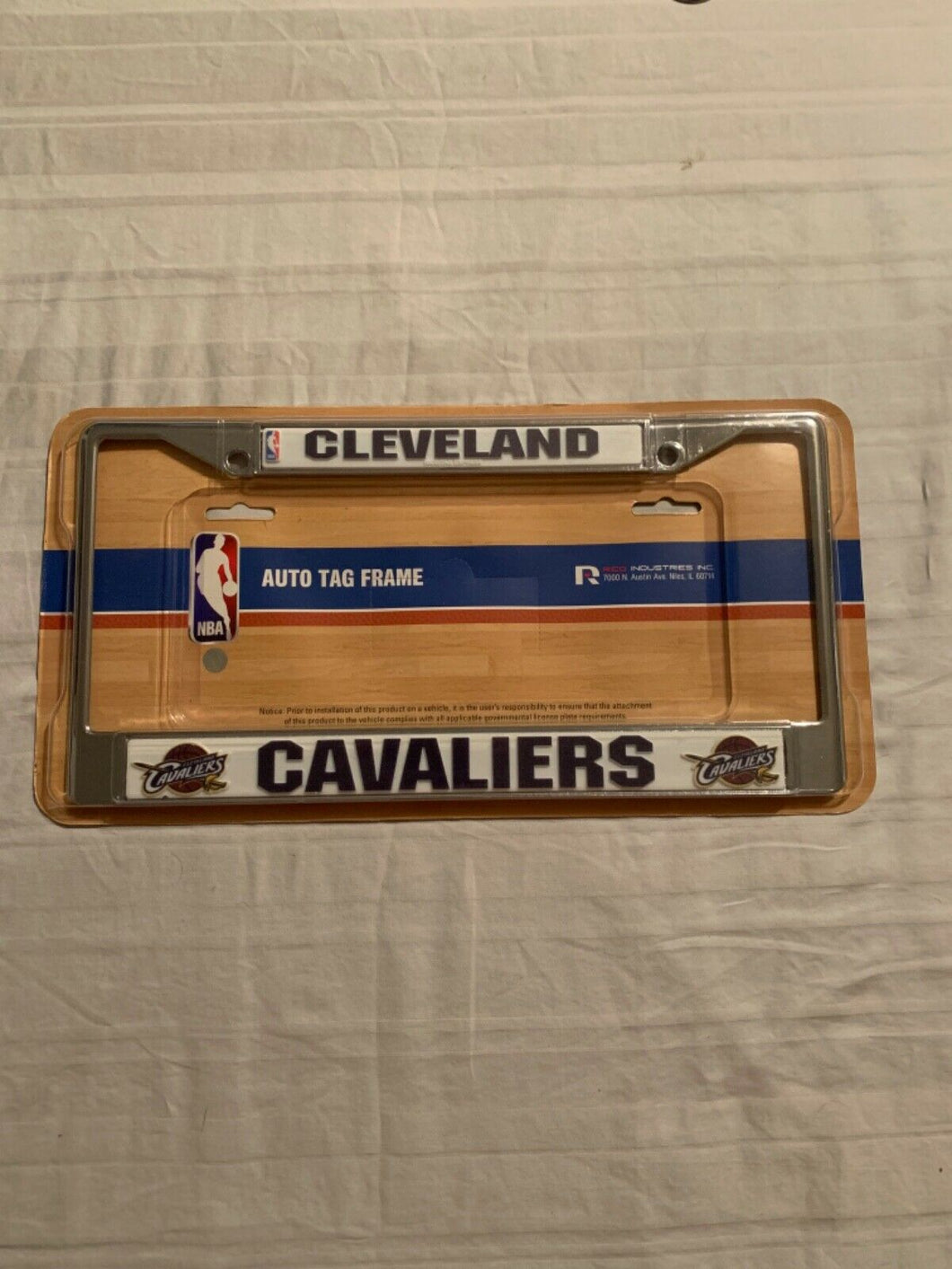 Cleveland Cavaliers NBA License Plate Frame RICO - Casey's Sports Store