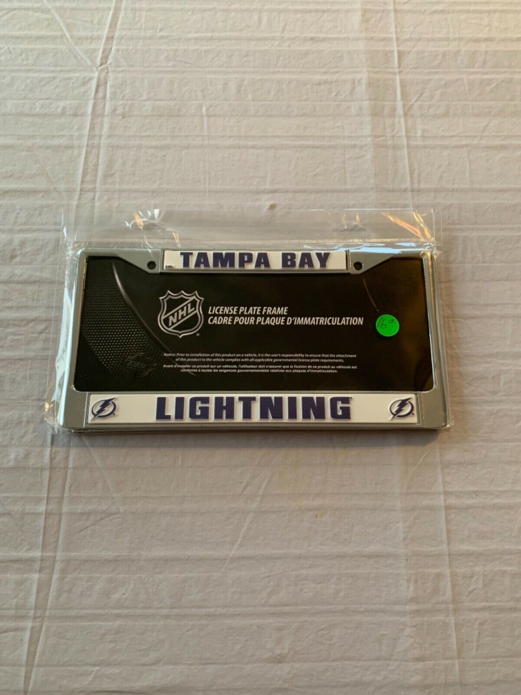 Tampa Bay Lightning NHL License Plate Frame RICO - Casey's Sports Store