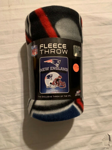 New England Patriots NFL Fleece Throw Blanket 50
