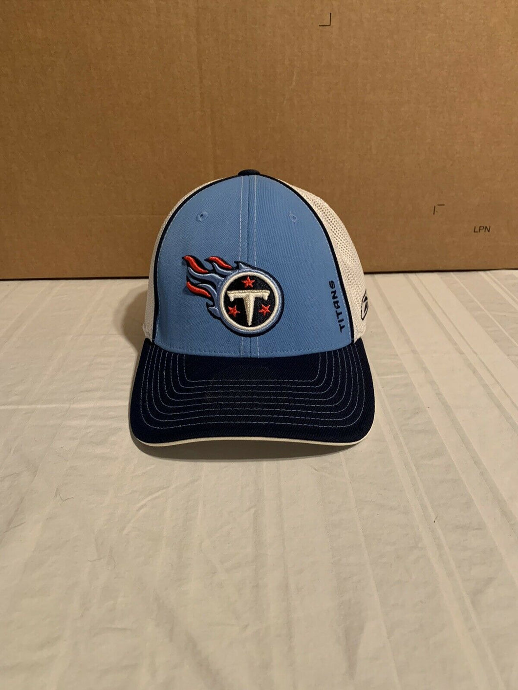 Tennessee Titans NFL Mesh One Size Stretch Fit Hat Cap Reebok - Casey's Sports Store