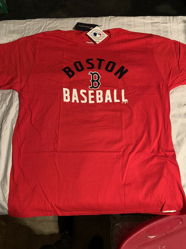 Boston Red Sox MLB Baseball Red Shirt Multiple Sizes Fanatics Majestic - Casey's Sports Store