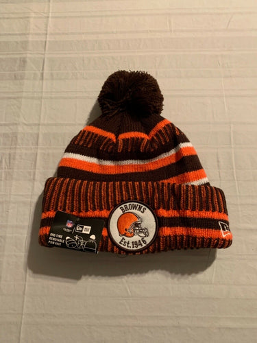 Cleveland Browns NFL Knit Winter Ski Cap Hat New Era - Casey's Sports Store