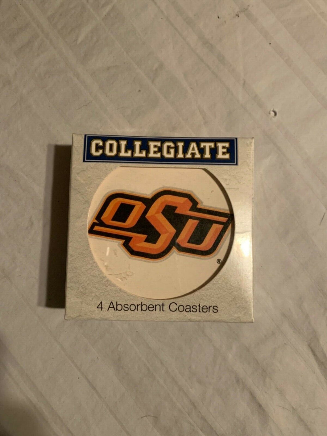 Oklahoma State Cowboys NCAA Set of 4 Absorbent Coasters - Casey's Sports Store