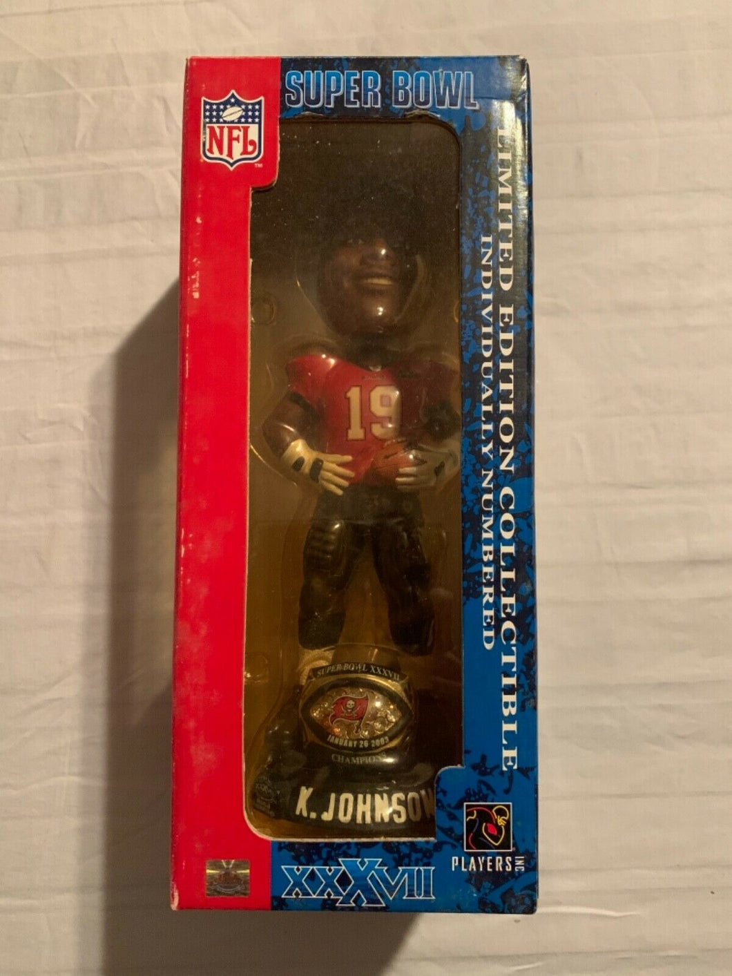 Tampa Bay Buccaneers NFL Super Bowl 37 XXXVII Bobblehead - Casey's Sports Store