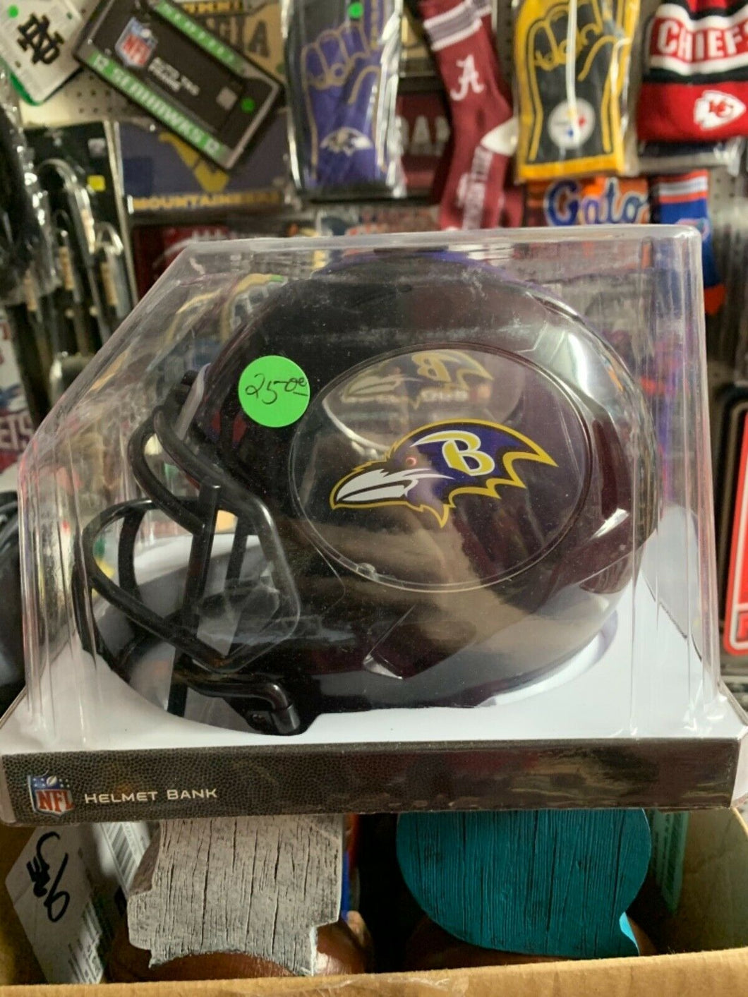 Baltimore Ravens NFL Helmet Piggy Bank 6