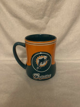 Load image into Gallery viewer, Miami Dolphins Old Logo NFL 20 oz. Sculpted Coffee Mug Cup Game Time Style Mug - Casey&#39;s Sports Store
